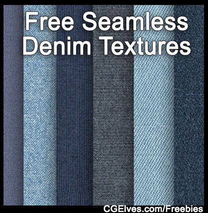 ArtStation - 6 FREE Hi Res Seamless Denim Jeans Textures by CG Elves, Camille Kleinman Imvu Textures, Cloth Projects, 3d Clothes, Denim Texture, Patterned Jeans, Photoshop Textures, Fabric Textures, Texture Packs, Blue Denim Jeans