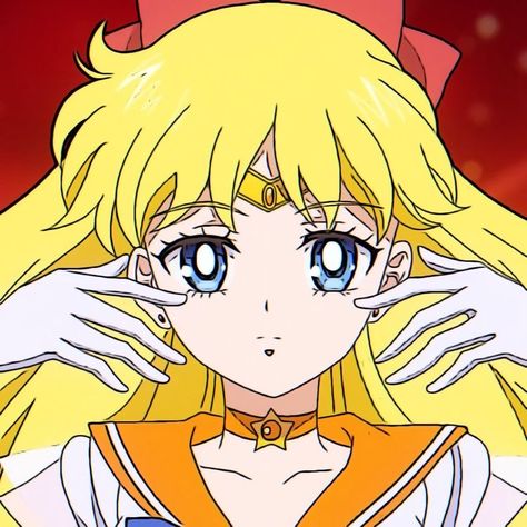 Sailor moon/ sailor venus/ minako Sailor Venus Icon, Sailor Moon Girls, Mlem Mlem, Moon Icon, Minako Aino, Sailor Moon Usagi, Sailor Moon Aesthetic, Princess Serenity, Sailor Moon Manga