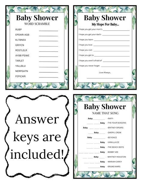 Baby Shower Printables - Midwest Moda Lifestyle Blog Planning A Baby Shower, Free Baby Shower, Baby Shower Planning, Wishes For Baby, Baby Shower Signs, Baby Shower Printables, Baby Showers, Lifestyle Blog, Baby Shower