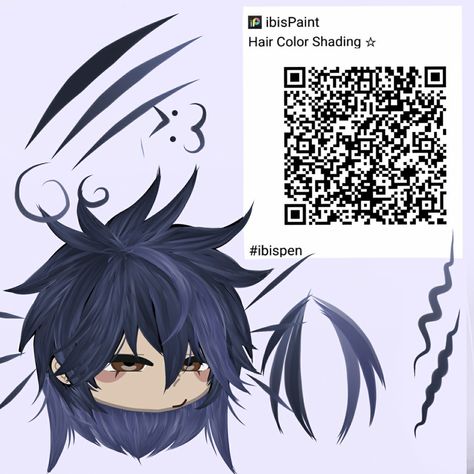 Cute Eye Brushes Ibis Paint, Gacha Hair Brush Ibispaint Code, Coloring Gacha, Gacha Ibis Paint Code, Gacha Brush, Hair Brush Ibispaint Code, Color Palette Ibispaint, Qr Code Ibispaint, Brush For Hair