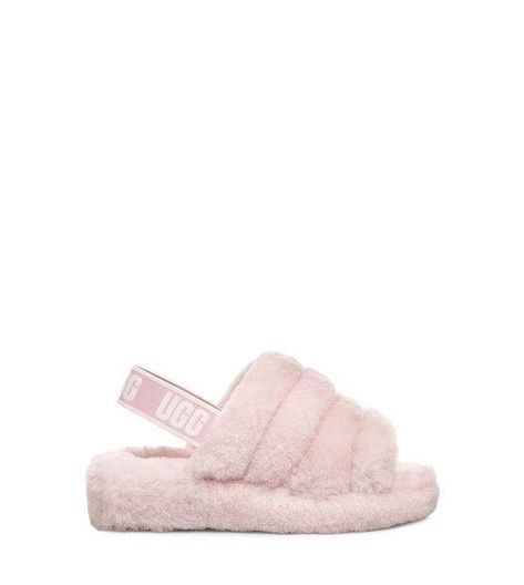 Ugg Yeah Slides Outfit, Ugg Yeah Slides, Fluffy Ugg Slides, Fluff Yeah Slide, Seashell Pink, Ugg Slides, Fluffy Shoes, Ugg Store, Ugg Sandals