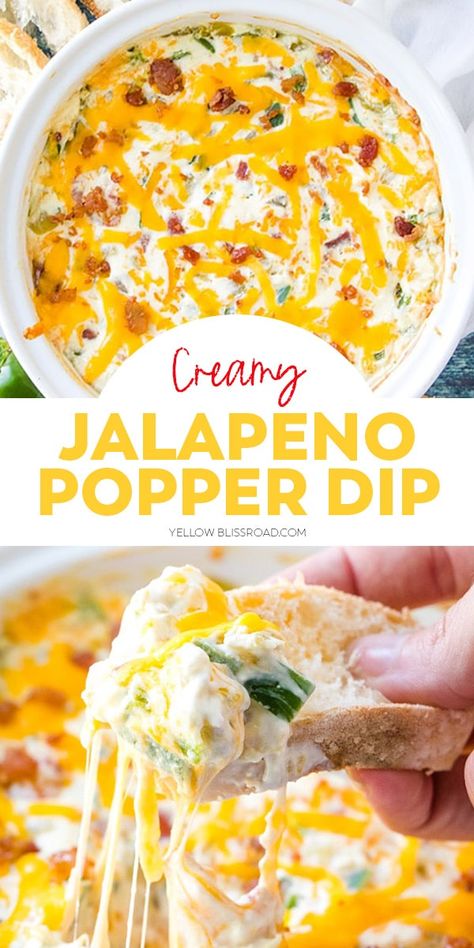 Jalapeno Popper Dip, Creamy Jalapeno, Popper Dip, Popular Appetizers, Stuffed Jalapenos With Bacon, Taco Dip, Jalapeno Popper, Best Appetizer Recipes, Dip Recipes Easy