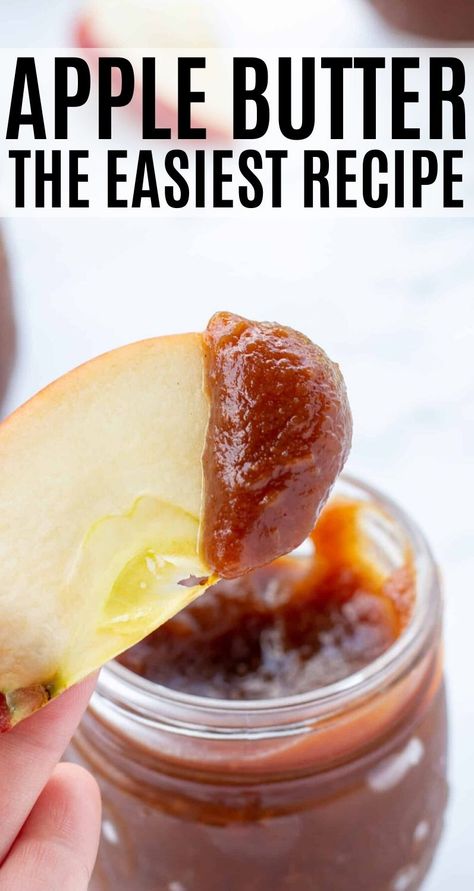 Can Apple Butter, Healthy Apple Butter, Crockpot Apple Butter Recipe, Apple Butter Uses, Make Apple Butter, Crockpot Apple Butter, Pumpkin Smoothie Recipe, Homemade Applesauce Recipes, Crockpot Apple