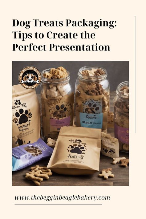 This is Dog Treats Packaging by The Beggin Beagle Bakery Dog Treat Packaging Ideas, Dog Treats Packaging, Treat Packaging Ideas, Treats Packaging, Functional Packaging, Dog Treat Packaging, Packaging Tips, Treat Packaging, Dog Behavior Training