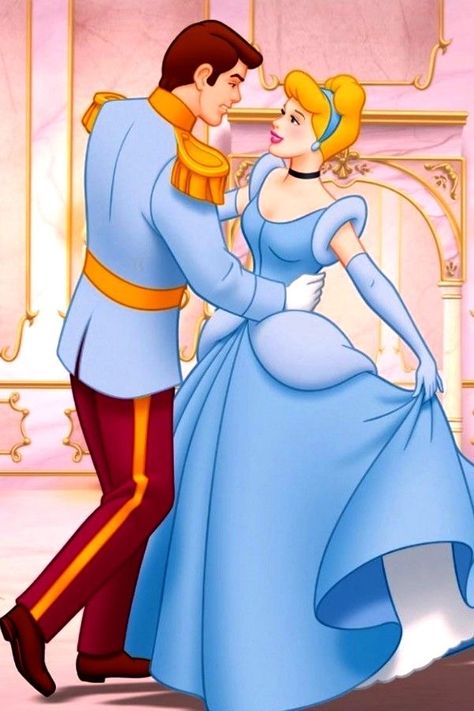 Disney Princess With Prince, Cinderella With Prince, Prince Princess Couple, Industrial Light And Magic, Cinderella Wallpaper, Cinderella And Prince, Disney Romance, Muslim Photos, Cinderella Prince