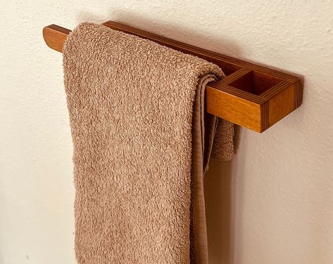 Modern bathroom kitchen wood towel rack, Minimalist wooden towel holder, Wall Mounted Towel Rack, Bathroom Accessories, Express Shipping! $24.99 Wooden Bathroom Accessories Towel Racks, Wooden Towel Holder, Wooden Towel Rack, Wooden Bathroom Accessories, Wood Towel Rack, Wood Cart, Mounted Towel Rack, Japanese Bathroom, Wall Mounted Towel Rack