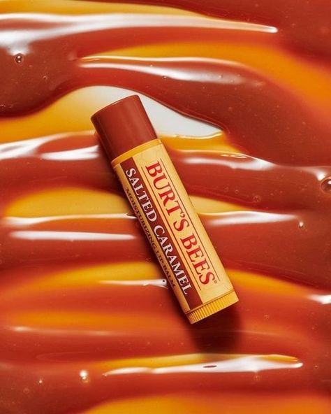 Burts Bees Caramel, Burts Bees Salted Caramel, Caramel Lip Balm, Salted Caramel Aesthetic, Burts Bees Aesthetic, Brown Lip Balm, Burts Bees Chapstick, Burt's Bees Lip Balm, Burts Bees Lip Balm