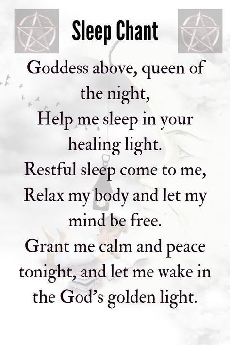 Sleep Chant, Sleep Spells, Books Witchcraft, Mountain Witch, Sleep Spell, Witch Spells, Witchcraft Spells For Beginners, Good Luck Spells, Spells For Beginners