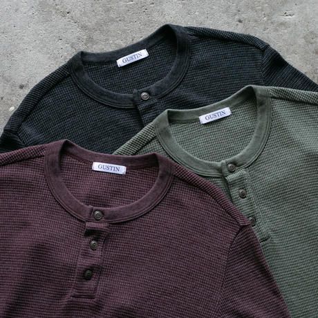 Waffle Henley 3 Pack (Oxblood, Charcoal, Olive Drab) | Gustin | Henleys Henley Mens Outfit, Men Henley Outfit, Henley Shirt Men's Outfits, Mens Henley Outfit, Henley Shirt Men's, Men’s Henley Shirts, Mens Waffle Henley, Waffle Henley, Men's Denim Style