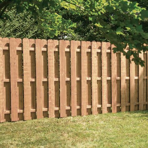 Severe Weather (Actual: 6-Ft X 8-Ft) Cedartone Spruce Pine Fir Dog Ear Wood Fence Panel 73000629 Wood Fence Panels, Dog Ear Fence, Privacy Fence Panels, Wood Fence Design, Privacy Fence Designs, Fence Styles, Diy Fence, Privacy Fences, Cedar Fence