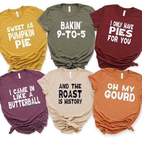 Group Thanksgiving Shirts Custom Thanksgiving Shirts Thanksgiving Tshirts Family Matching Shirts Shirts for Family Cute Family Tee - Etsy Thanksgiving Themed Shirts, Sibling Thanksgiving Shirts, Group Thanksgiving Shirts, Fun Family Thanksgiving Shirts, Funny Family Thanksgiving Shirts, Thanksgiving T-shirts, Thanksgiving Tshirt Ideas For Family, Couples Thanksgiving Shirts, Thanksgiving Shirts For Family