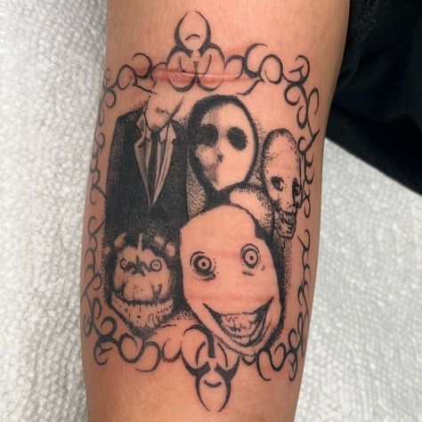 trin | screaming and so excited that i got to do this it’s literally one of my dream tattoos to do cyber sigils with creepy pastas like HELLO????... | Instagram Pasta Tattoo, Dream Tattoos, Body Modifications, Body Mods, So Excited, My Dream, Tattoo Ideas, Pasta, Tattoos