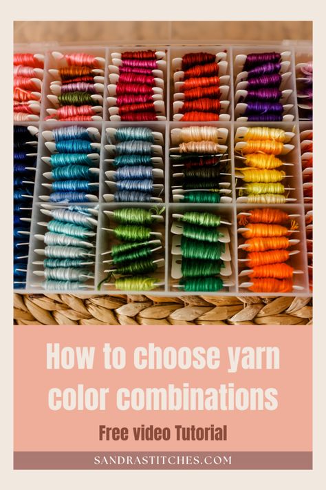 Yarn Color Combinations, Crochet Tips, Your Crochet, Colour Combinations, Color Theory, Yarn Colors, Helpful Tips, Crochet Tutorial, Video Tutorial