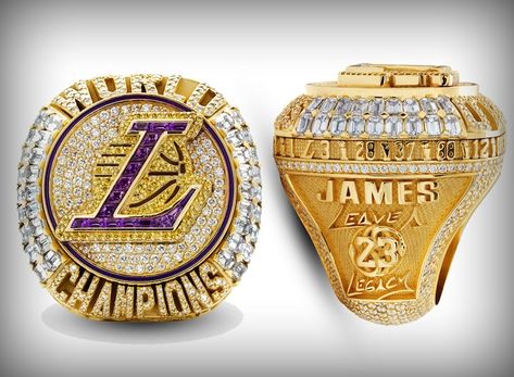 Lakers Championship Rings, Nba Championship Rings, Lakers Championships, British Memes, Nba Legends, Championship Rings, Anthony Davis, Black Mamba, Sports Basketball