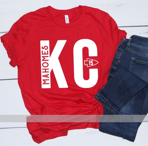 Chiefs Apparel, Kc Chiefs Shirts, Superbowl Champs, Cricut Press, Chief Clothes, Chiefs Shirt, Chiefs Kingdom, Sporting Kc, Kansas City Chiefs Logo