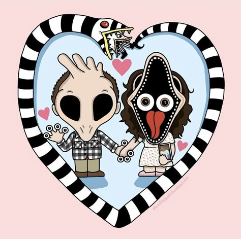 Beetle Juice Cartoon, Bento Box Cakes, Cakes For Halloween, Adam And Barbara, Spooky Basket, Helloween Wallpaper, Box Cakes, Tim Burton Art, Inspired Illustration