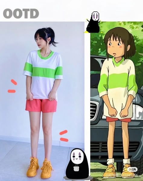 Last Minute Anime Costumes, Manga Inspired Outfits, Anime Closet Cosplay, Silvermist Cosplay, Studio Ghibli Inspired Outfits, Ghibli Inspired Outfits, Casual Cosplay Anime, Studio Ghibli Outfits, Closet Cosplay Ideas