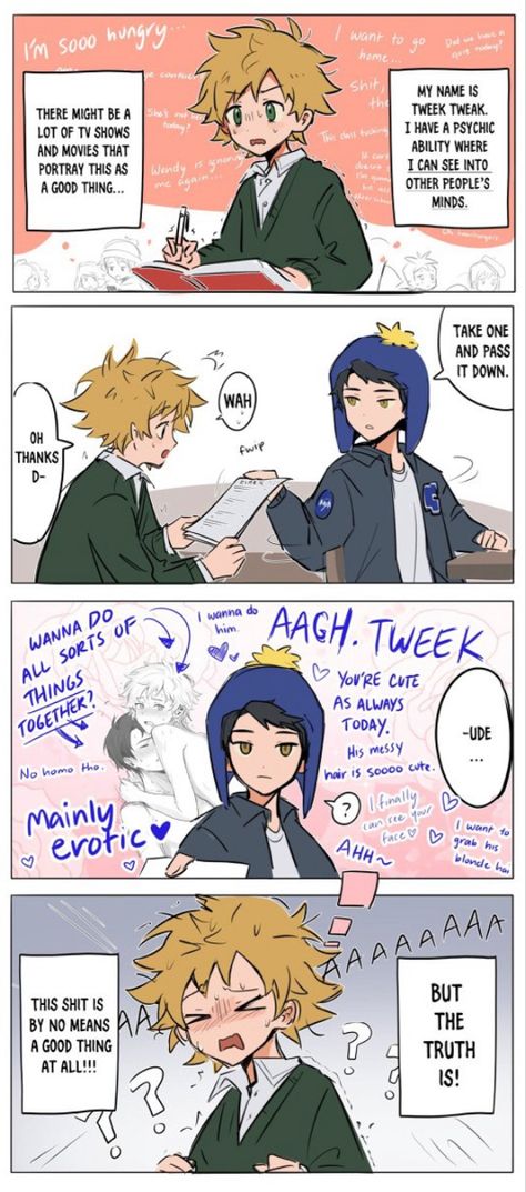 Creek Jealous Craig, Style Creek Bunny, Style South Park Comic Kiss, Sp Creek Comic, South Park Ships Chart, Creekenny South Park, Tweek And Craig Comic, Creek R34 South Park, Creek South Park Comic English