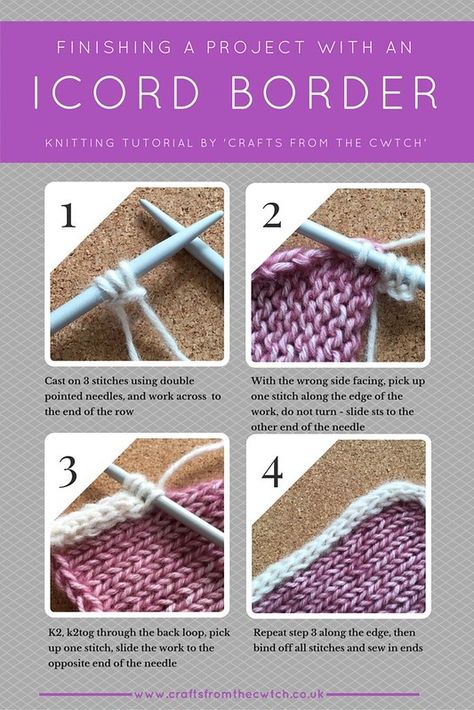 Knitting Hacks, Knitting Help, Knitting Stitches Tutorial, Knitting Basics, Knitting Instructions, I Cord, Knit Stitch Patterns, Knitting Tutorial, Crochet Edging