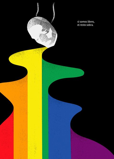 orgullo LGBTQ+ Lgbtq Design Poster, Pride Month Poster Design, Lgbtq Posters Design, Lgbtqia Aesthetic, Lgbtq Poster, Lgbt Poster, Lgbtq Pfp, Lgbtq Wallpapers, Pfp Border