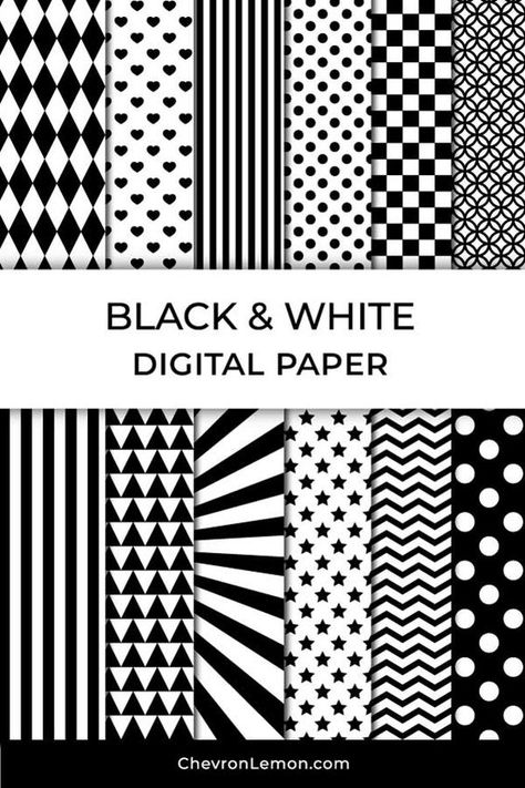 Free printable black and white digital paper pack Paper patterns #paperpatterns Paper patterns printable #paperpatternsprintable Paper patterns templates #paperpatternstemplates Paper patterns design 4.610 Black And White Paper Craft, Black And White Scrapbook, Digital Paper Free Download, Free Printable Black And White, Digital Paper Free Download Printables Patterns, Paper Patterns Design, Scrapbook Paper Crafts Diy, Free Paper Printables, Checkered Paper