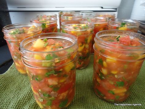 Salsa Recipe Homemade, Salsa Chunky, Mango Habanero Salsa, Salsa Canning Recipes, Mango Salsa Recipe, Habanero Salsa, Mango Salsa Recipes, Salsa Guacamole, Hot Salsa