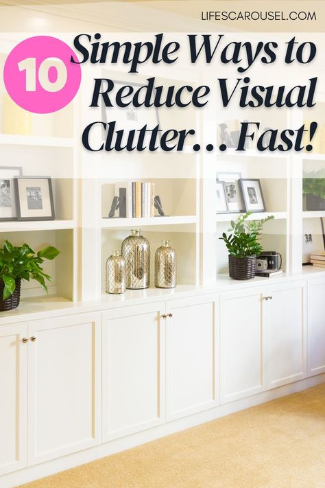 Visual Clutter, Clutter Solutions, Kitchen Clutter, Decluttering Tips, Clutter Organization, Weekly Cleaning, Clearing Clutter, Organization Tips, Problem And Solution