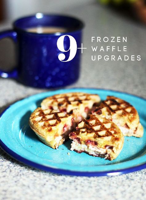 Waffle Hacks, Cheap Paleo Meals, Waffle Ice Cream Sandwich, Breakfast Sandwiches Frozen, Cheap Recipe, Make A Sandwich, Fried Chicken And Waffles, Waffle Ice Cream, Frozen Waffles