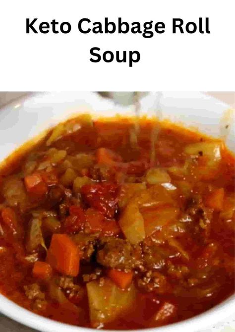 Keto Cabbage Roll Soup - EASY KETO RECIPES Keto Stuffed Cabbage Soup, Keto Unstuffed Cabbage Soup, Keto Soup (the Bomb), Cabage Roll Soup, Keto Cabbage Soup Recipes, Keto Cabbage Roll Soup, Keto Cabbage Soup, Unstuffed Cabbage Soup, Keto Cabbage