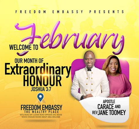 welcome to February Flyer Welcome To February, Church Flyer Design, Church Flyer, Flyer Design, Design