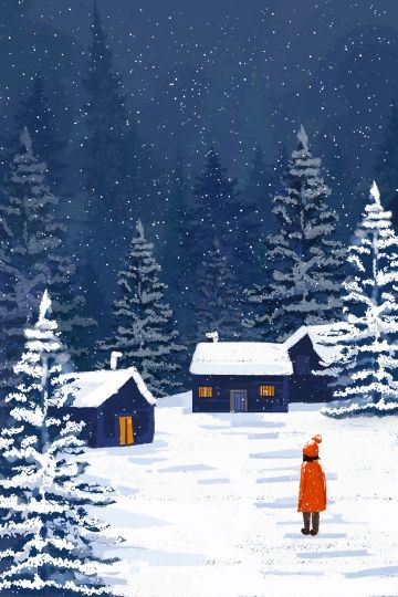 snow,girl,snow scene,landscape,hand painted,illustration,solar terms,snow background,winter background,winter,into the winter,snowing Snow Illustration, Winter Szenen, Winter Illustration, Snow Girl, Winter Background, Winter Painting, Snow Scenes, Winter Girls, Winter Art