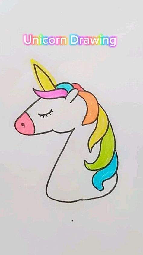 Drawings step by step for kids #drawingsstepbystepforkids Drawing ideas #drawingideas Drawing ideas for kids #drawingideasforkids 2.56 Draw A Unicorn, Unicorn Emoji, Drawing Ideas For Kids, Avengers Drawings, Sharpie Drawings, Easy Flower Drawings, Easy Animal Drawings, Unicorn Drawing, Disney Cartoon Characters