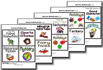 PRINTABLE Book Basket Labels - Organize your classroom library with these incredibly engaging and attractive labels #bookgenres #book #genres #worksheet Book Basket Labels, Classroom Library Labels, Book Basket, Book Bin, Book Bin Labels, Library Labels, Childrens Books Activities, Basket Labels, Teaching Organization