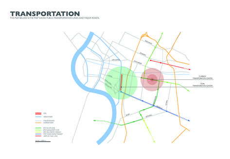 Transportation Diagram Architecture, Architecture Transportation Analysis, Site Analysis Transportation, Urban Presentation, Site Drawing, Analysis Diagram, Site Analysis Architecture, Flow Diagram, Traffic Analysis