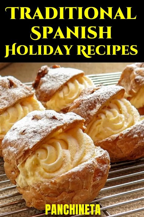 Authentic Recipes From Spain, Spanish Easter Recipes, Andalusian Recipes, Spanish Recipes Authentic, Spanish Sweets, Spanish Meal, Recipes From Spain, Spanish Dessert Recipes, Authentic Spanish Recipes