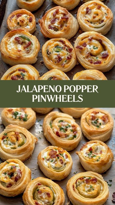 A spicy and cheesy delight! These Jalapeno Popper Pinwheels are the perfect party appetizer, packed with creamy cheese, spicy jalapenos, and crispy goodness. #JalapenoPopperPinwheels #SpicyAppetizer #PartyFood #EasyAppetizer #CheesyDelight #GameDayFood #FoodieFun #Yummy ❤️🌶️🧀 Jalapeno Popper Pinwheels, Spicy Appetizers, Jalapeno Popper, Party Appetizer, Jalapeno Poppers, Creamy Cheese, Game Day Food, Appetizers For Party, Appetizers Easy