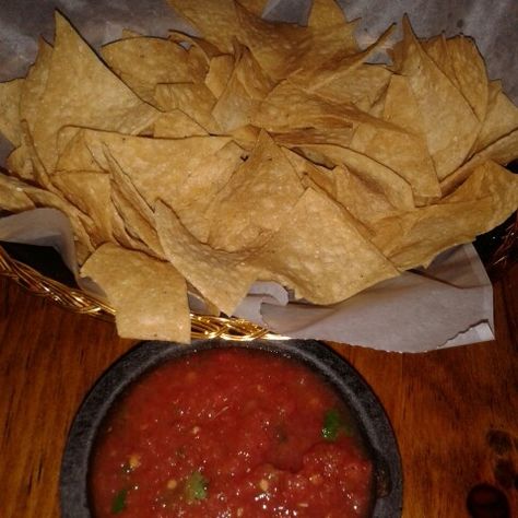 Casa La Golondrina(Olvera Street):L.A.CA  Chips and Salsa Olvera Street, Chips And Salsa, Snack Recipes, Chips, Restaurant, Snacks, Meat