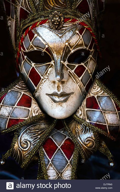 Venice Carnival Costumes, Pierrot Clown, Venice Mask, Venetian Masquerade Masks, Venetian Carnival Masks, Mask Drawing, Carnival Mask, Mask Painting, Veneto Italy