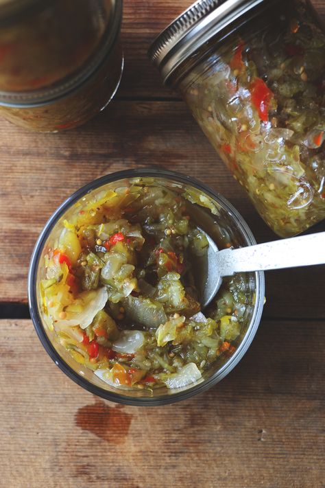 Homemade Sweet & Spicy Cucumber Pepper Relish - Lepp Farm Market Spicy Relish Canning, Spicy Relish Canning Recipes, Sweet And Spicy Relish, Sweet And Spicy Pickle Relish Recipe, Spicy Cucumber Relish Recipes Canning, Cucumber And Pepper Relish, Sweet And Spicy Pickle Relish, Sweet And Spicy Pepper Relish, Sweet And Spicy Relish Recipe