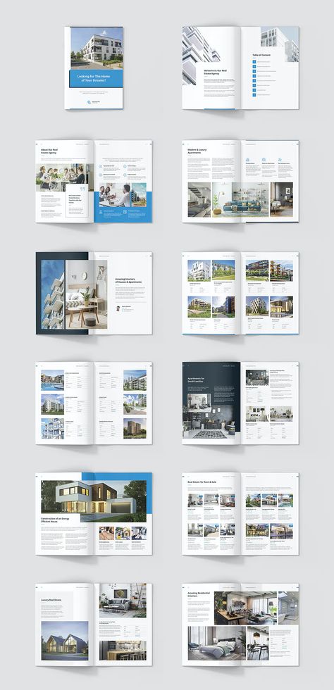 Real Estate Brochure Template INDD Real Estate Booklet Design, Real Estate Magazine Design, Property Development Brochure, Real Estate Catalogue, Building Brochure, Real Estate Brochure Design, Luxury Real Estate Brochure, Real Estate Magazine, Editorial Design Magazine