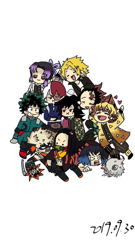 Mha Season 6 Wallpaper, Cute Mha Wallpaper, Anime Crossover Wallpaper, Chibi Wallpaper, All Anime Characters, Anime Fandom, Hero Wallpaper, Anime Girlxgirl, Anime Crossover