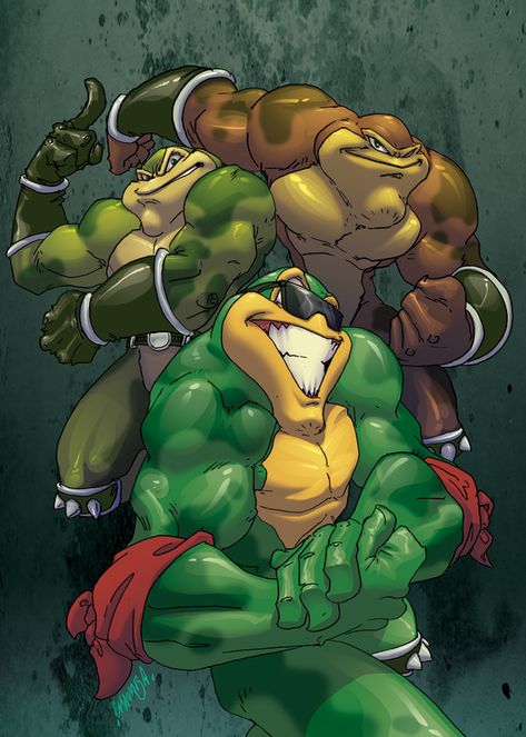 BattleToads by theCHAMBA Battle Toads, Cartoon Characters, Art