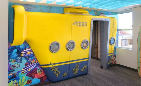 Playroom Entrance, Underwater Submarine, Pediatric Office, Team Office, Scuba Vbs, Creative Kids Rooms, Magical Transformation, Library Themes, Vbs 2023