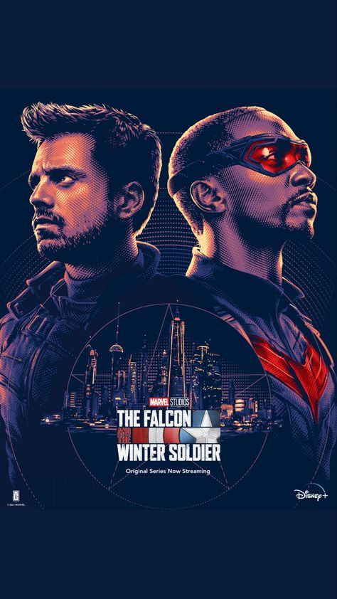 Falcon And Winter Soldier, Soldier Poster, Falcon Marvel, Falcon And The Winter Soldier, The Winter Soldier, The Falcon, Marvel Posters, Marvel Comic Universe, Marvel Entertainment