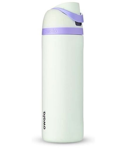 Owala FreeSip Insulated Stainless Steel Water Bottle with Straw for Sports and Travel, BPA-Free, 24-oz, Mint Owala Water Bottle, Mint And Purple, Bottle With Straw, Water Bottle With Straw, Insulated Stainless Steel Water Bottle, Cute Mugs, Steel Water Bottle, Stainless Steel Water Bottle, Steel Water