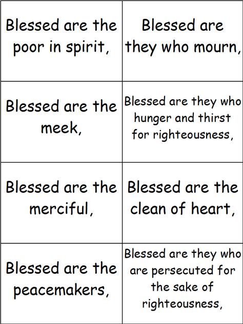 Beatitudes, page 1 Beatitudes For Kids, The Beatitudes, Arty Ideas, Sabbath School, Catholic Education, Bible Story Crafts, The 50 States, Jesus Teachings, Sunday School Kids