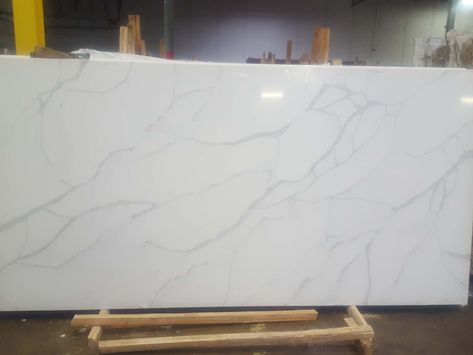 Calacatta Sponda CQ 3CM Quartz Slabs & Countertops | Cosmos Granite Best Kitchens, Marble Flooring Design, Kitchen Wishlist, Granite And Marble, Engineered Quartz, Kitchens Cabinets, Quartz Kitchen Countertops, Retirement House, Quartz Slab