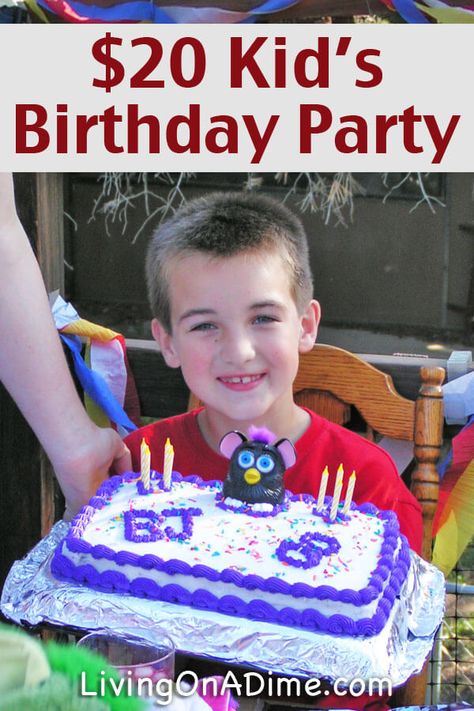 Cheap Kids Birthday Party Ideas - $20 Birthday Party! Cheap Birthday Party Food, Diy Funfetti Candle, Cheap Birthday Ideas, Cheap Kids Party, 20 Birthday Party, Kids Birthday Party Crafts, Cheap Kids Crafts, Diy Candles With Crayons, Cheap Birthday Party