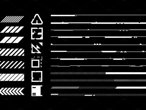 Cyberpunk Infographics, Cyberpunk Symbols, Cyberpunk Layout, Cyberpunk Texture, Futuristic Typography, Cyberpunk Design, Graphic Shapes Design, Page Layout Design, Sci Fi Design