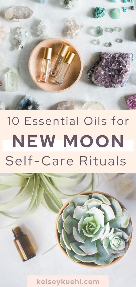 Essential Oils For Moon Water, Full Moon Essential Oils, New Moon Recipes, Full Moon Diffuser Blends, New Moon Essential Oils, Full Moon Essential Oil Blend, Novice Witch, Moon Diffuser, Full Moon Oil